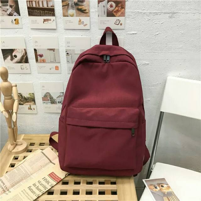 JS_Tas Anak sekolah SD Baby Bag Tas Ransel Anak Sekolah Karakter perempuan Tas Karakter Polos