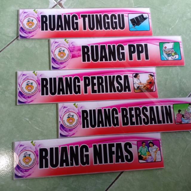 

PAPAN RUANG AKRYLIK (harga per pcs)
