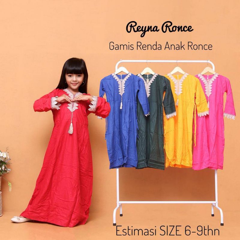 gamis renda anak