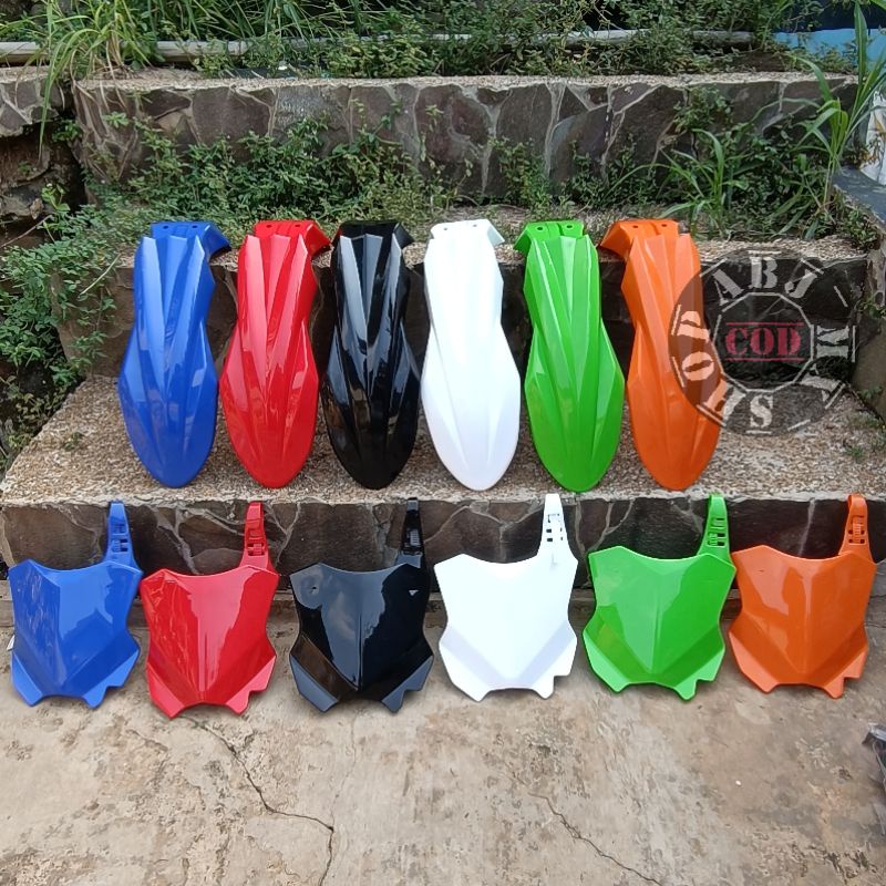 Spakbor Depan KX 250 450 Dan Papan Nomor KX 450 250 Spakbor Slebor KXF 450 250 Cover Papan Nomer KX 