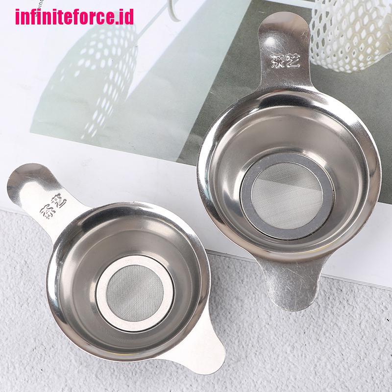 Filter infuser Penyaring Daun Teh Bahan Stainless steel