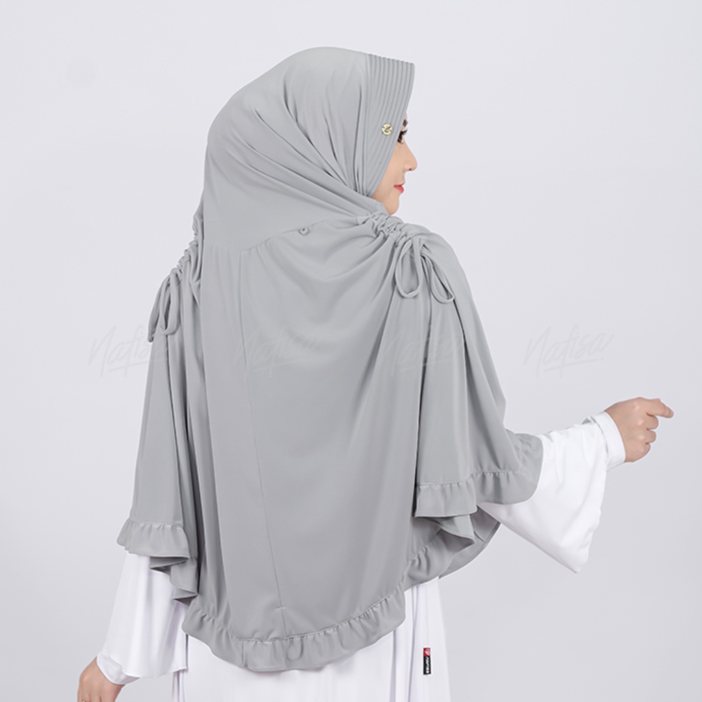 Jilbab Instan BST | Hijab Termurah Bergo | Serut Kiri Kanan | Jilbab Dewasa