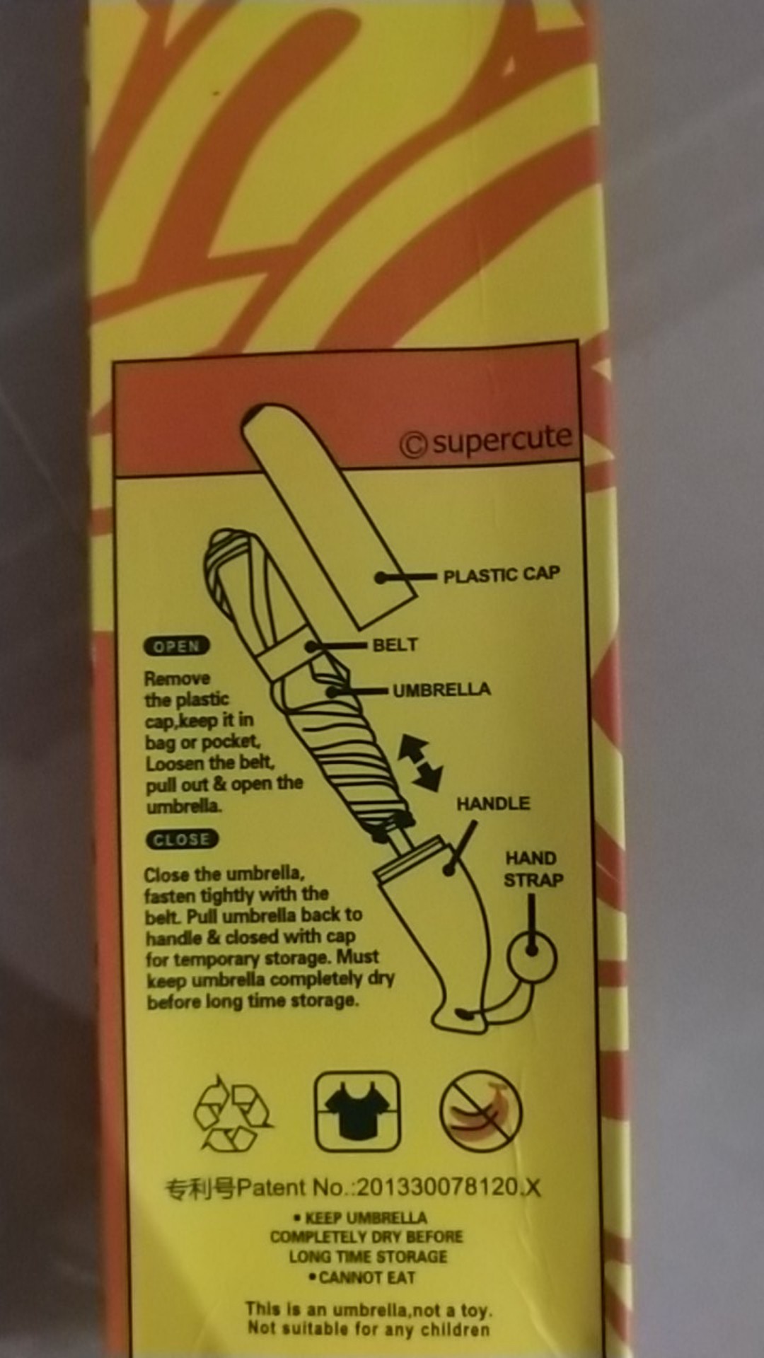 [best Quality] Payung Model Pisang Poliester Waterproof - Payung Kekinian