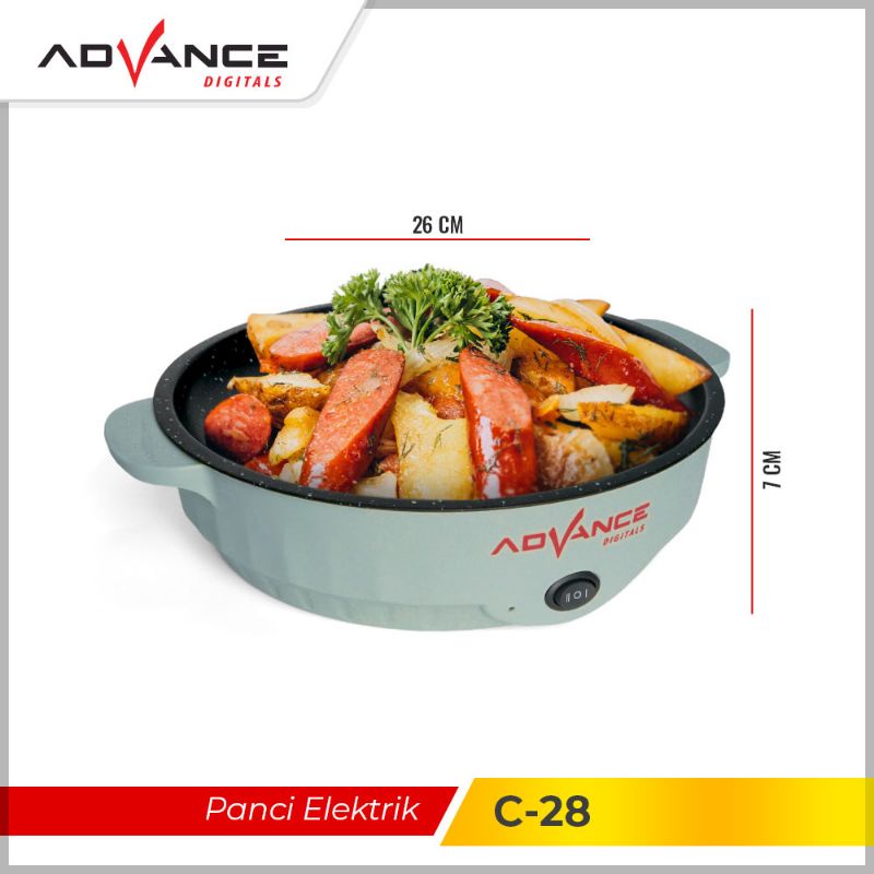 Advance Panci Listrik Multifungsi / Warmer Steamer Cooker C-28