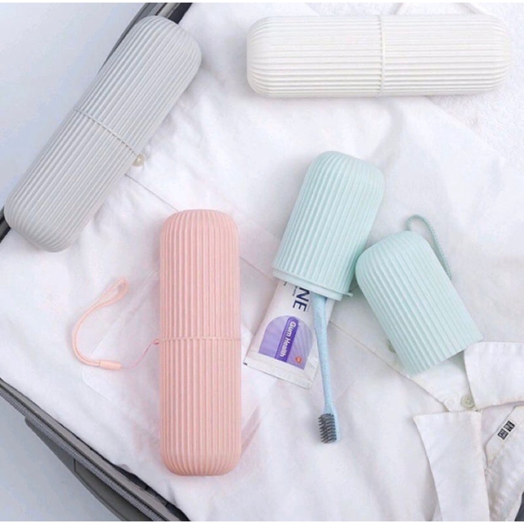KOTAK SIKAT GIGI ODOL TRAVEL PORTABLE BIG TOOTHBRUSH CASE PASTEL - BDC