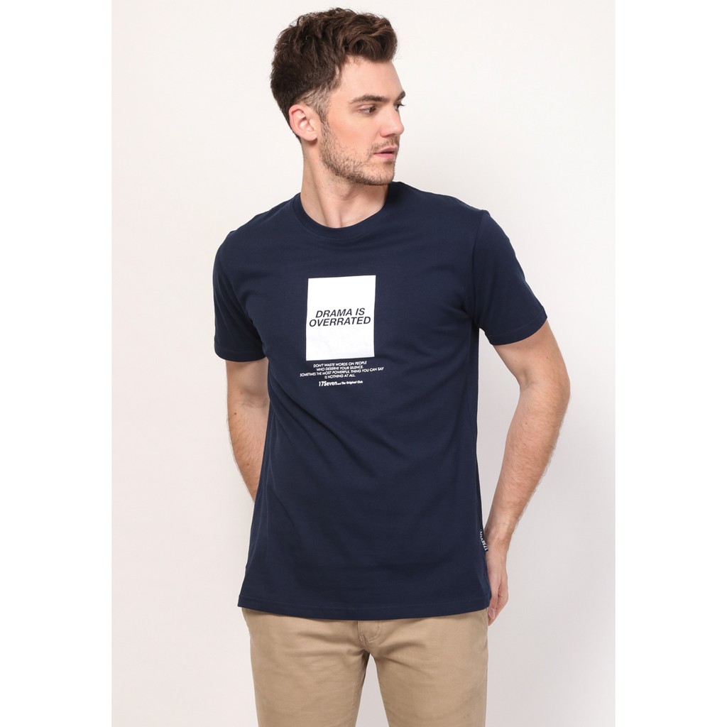 

17Seven Original Kaos Sablon Pria Lengan Pendek 0145-Drama Nv