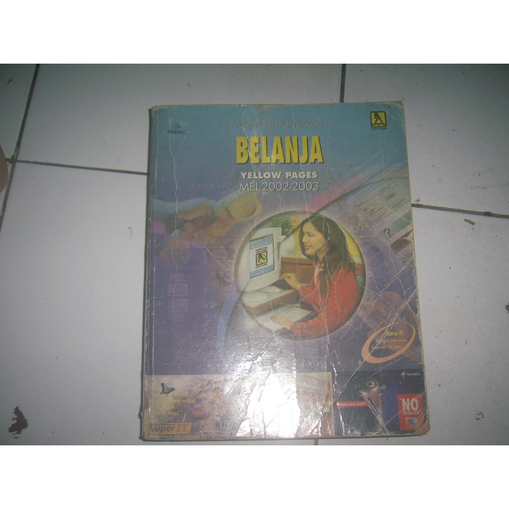 YELLOW PAGES/BUKU TELEPON/PETUNJUK TELEPON JAKARTA BELANJA 2002-2003