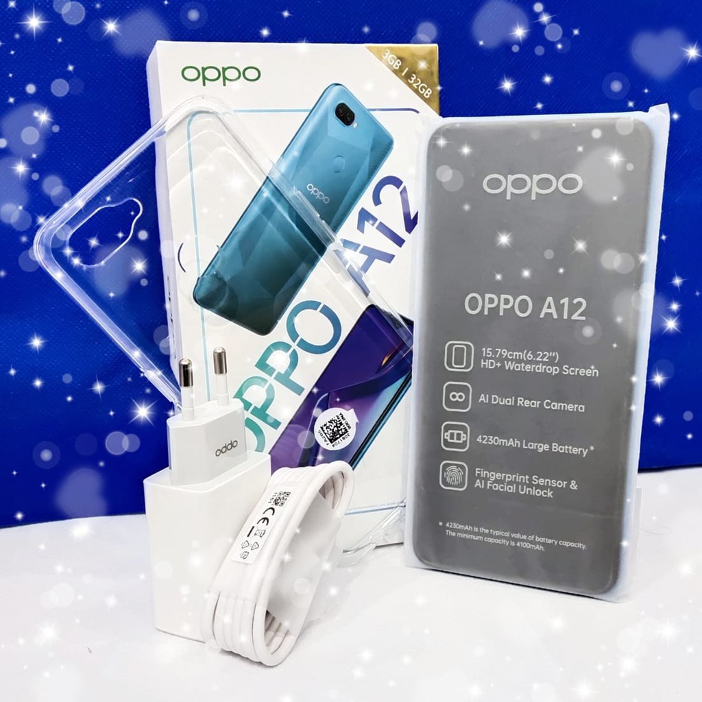 Oppo A12 Ram 3 Rom 32Gb garansi resmi(SECOND)