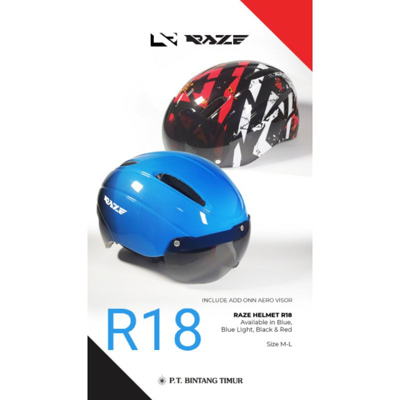 HELM RAZE R18 MIX COLOUR