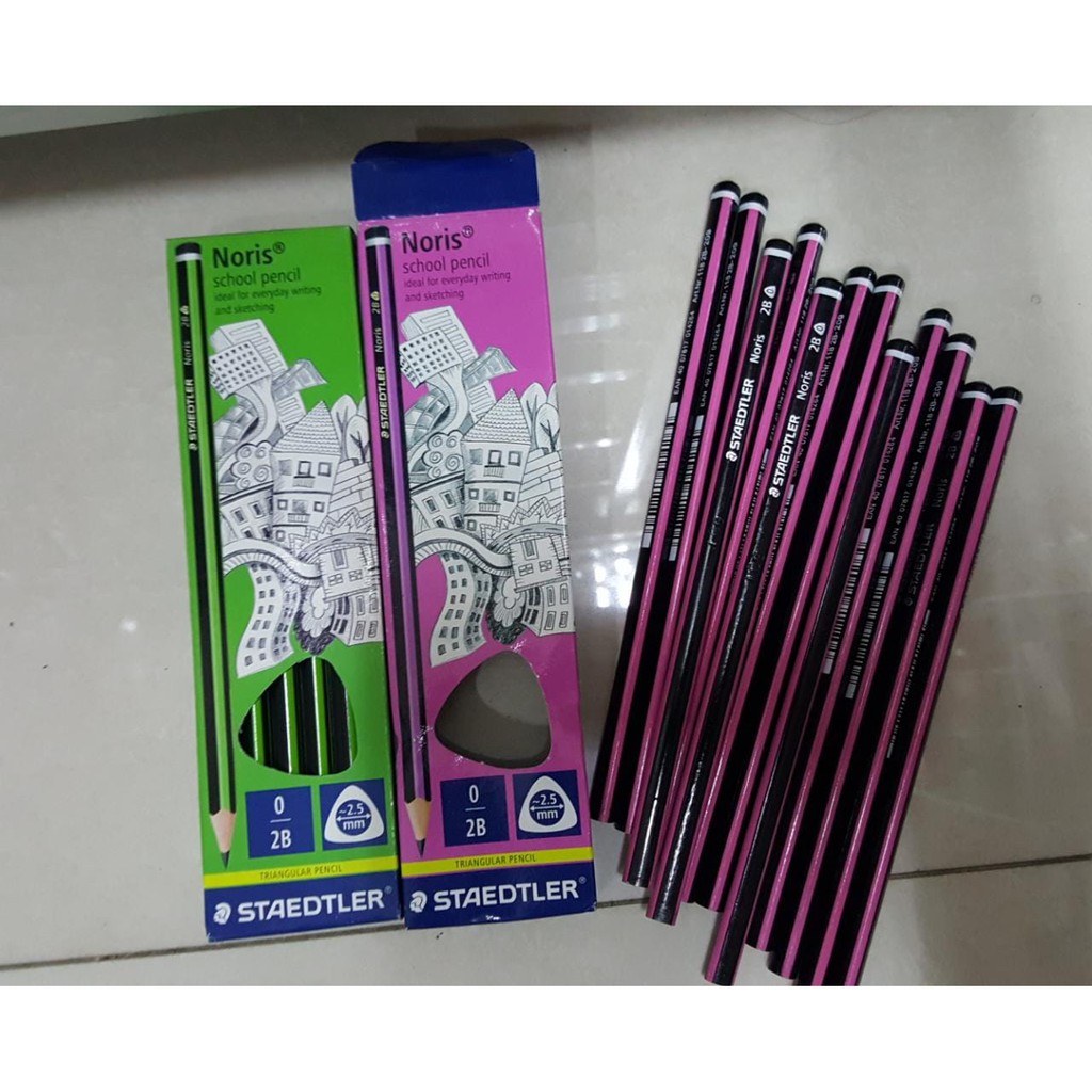 

PENSIL 2B STAEDLER NORIS HIJAU DAN MERAH
