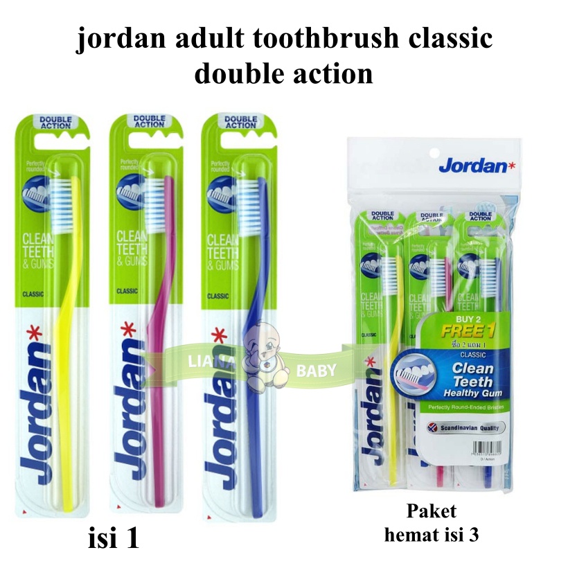 PERA624 JORDAN ADULT TOOTBRUSH CLASSIC SIKAT GIGI DEWASA