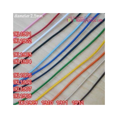 

UC558 TKL19 Tali Karet uk 2 5mm Per Meter - 01 Pink Muda