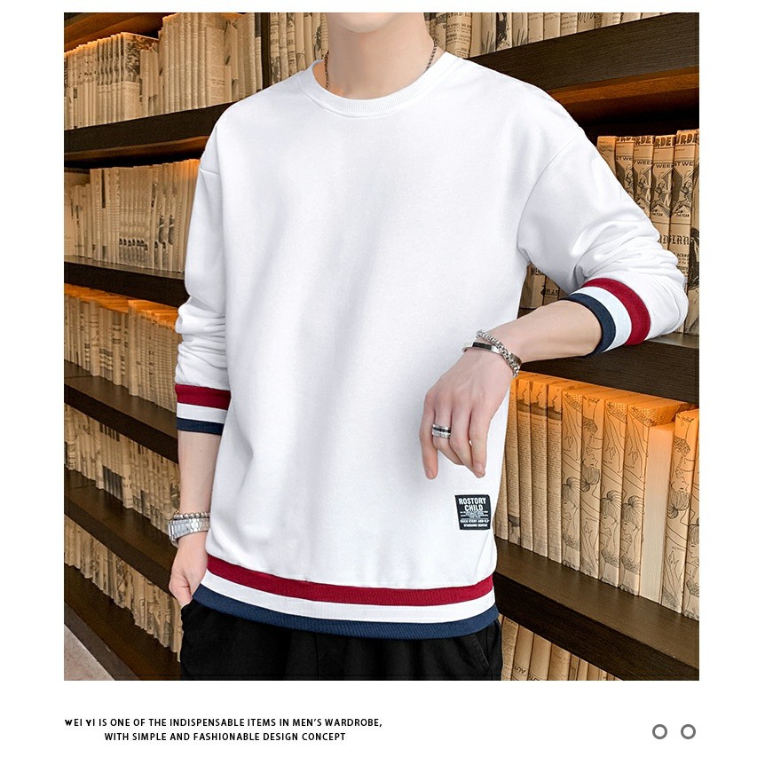 Baju SweatShirt Rock Baju Atasan Distro Pria Lengan Panjang