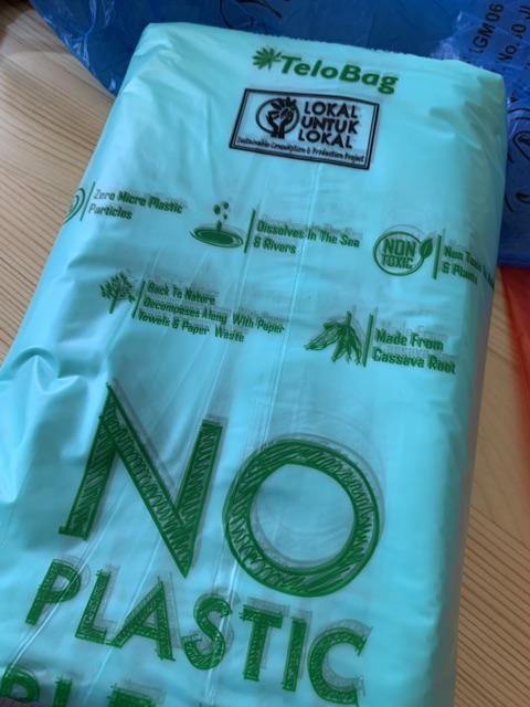 Trashbag Kantong Sampah Organik Plastik Singkong Size 44x60