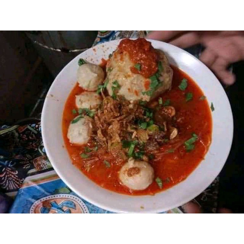

bakso ayam kuah merah