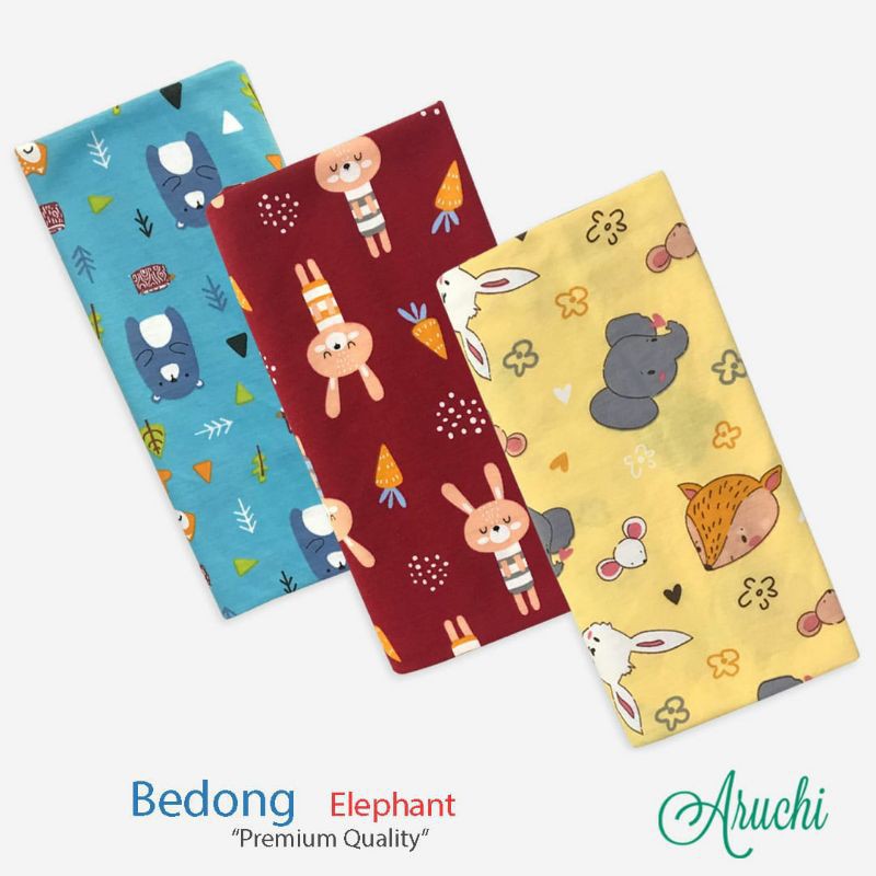 3pcs Bedong Bayi Aruchi Bahan Lembut &amp; Nyaman