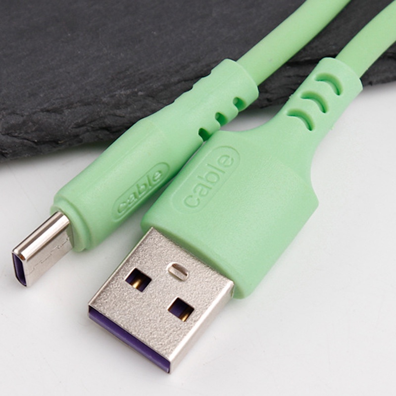 【Ready stock】Kabel Data 3A Type C Fast Charging Cable Android Tangle-free Charger Xiaomi Oppo Samsung Vivo praktis murah COD