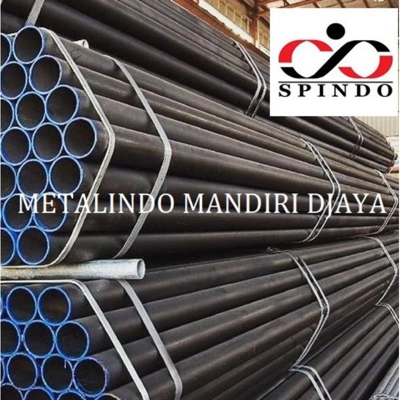 Jual Pipa Black Steel Medium Spindo 2 1/2" Indonesia|Shopee Indonesia