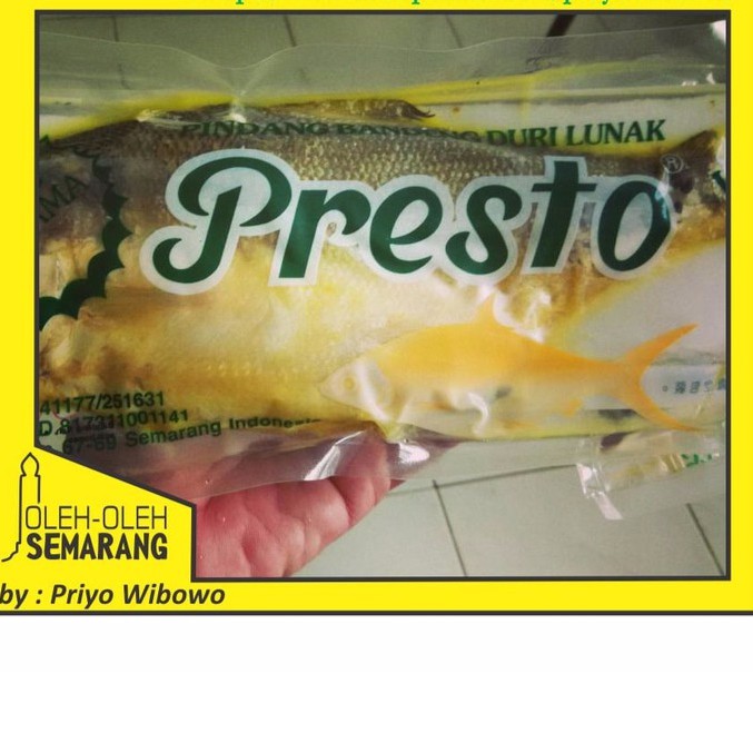 

Bandeng Presto Duri Lunak Merk Presto kemasan vacuum Asli Semarang Pw