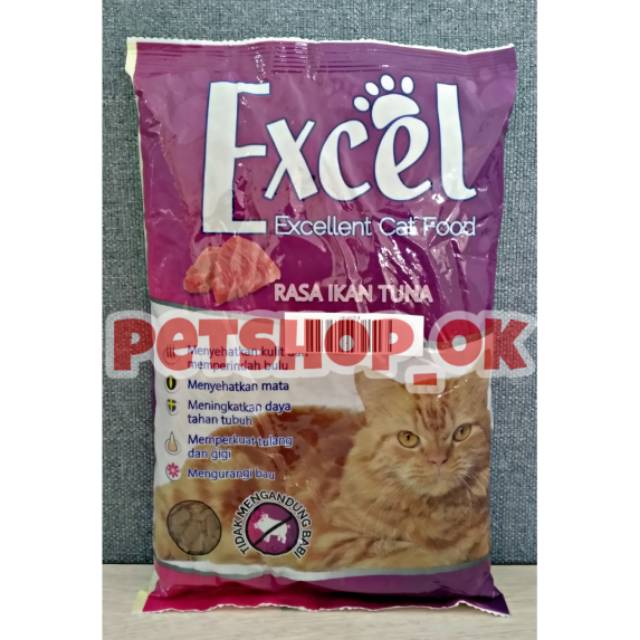 EXCELLENT CAT FOOD 500gr makanan kucing