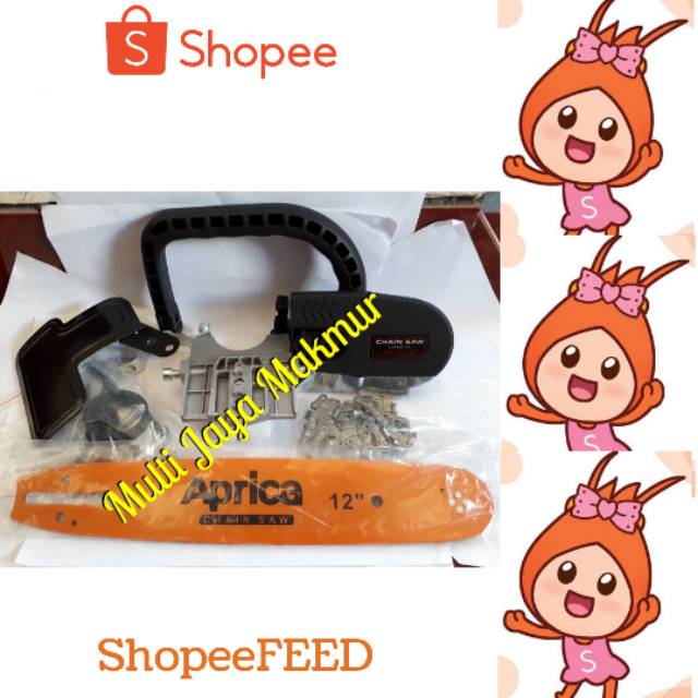 CHAIN SAW GERGAJI MINI ELECTRIC 12&quot; APRICA