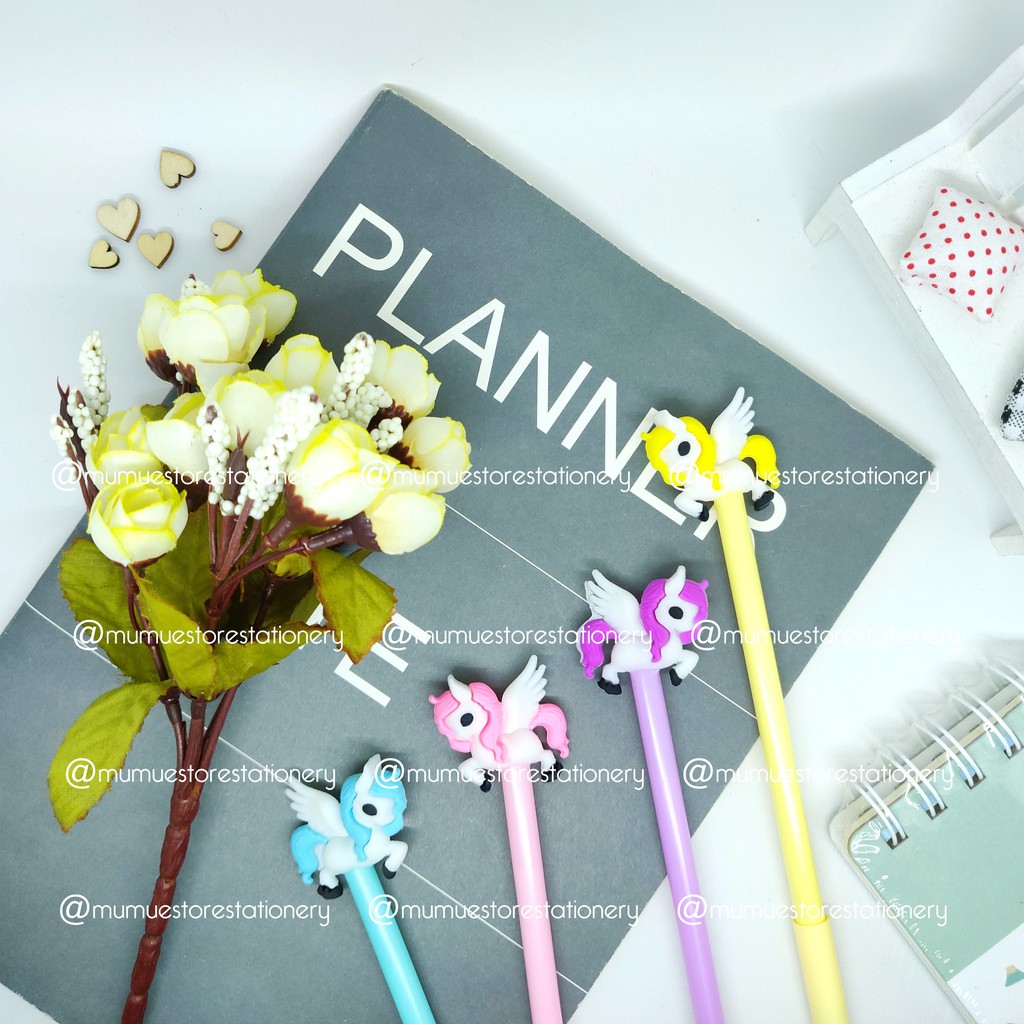 

12pcs pulpen gel PULPEN BERKARAKTER LITTLE PONY/gel pen / Ink gel pen