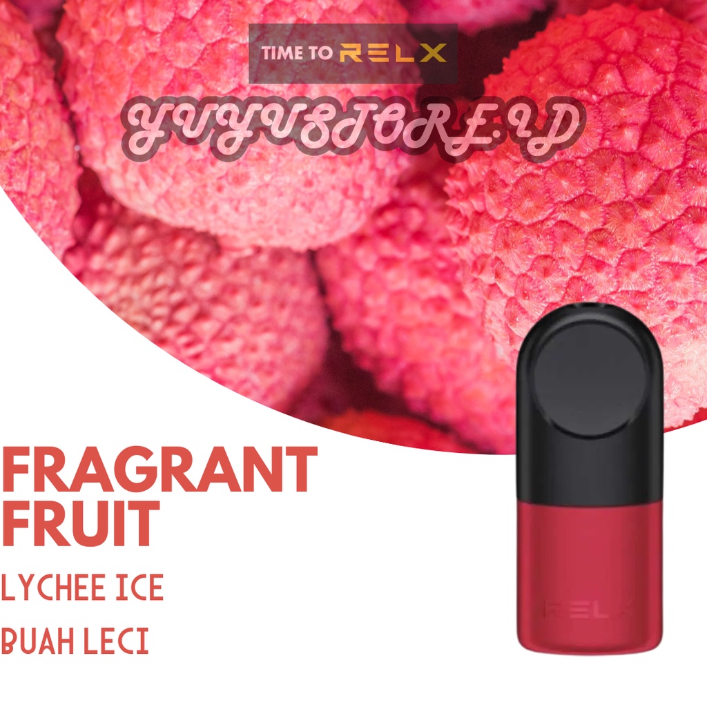 Relx Infinity Pod Fragrant Fruit atau Lychee untuk Infinity Essential