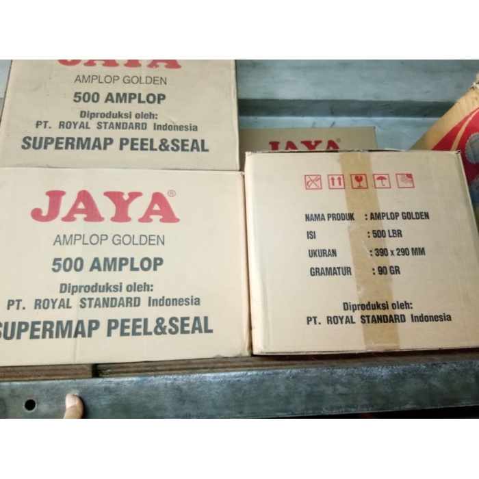 

Amplop Jaya Golden Supermap 39x29 cm 90 Gram isi 100 lembar