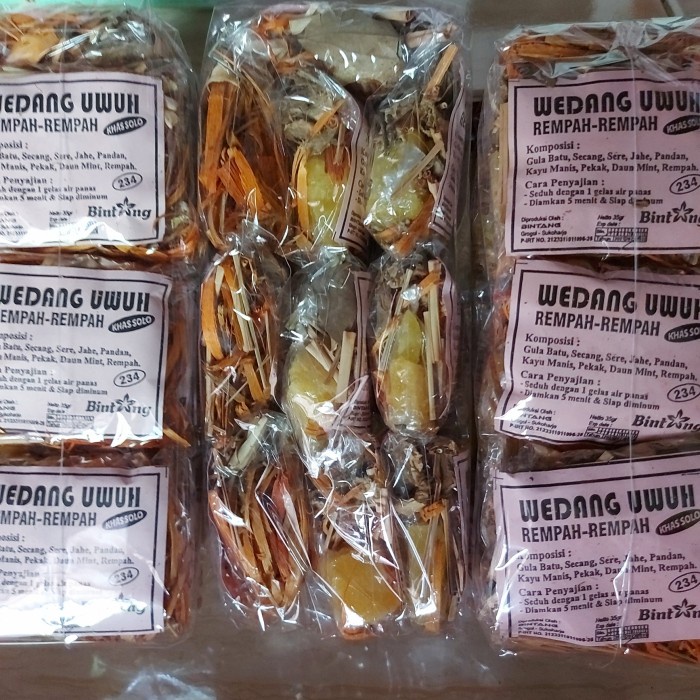 

WEDANG UWUH ASLI SOLO cap BINTANG (BERKUALITAS)