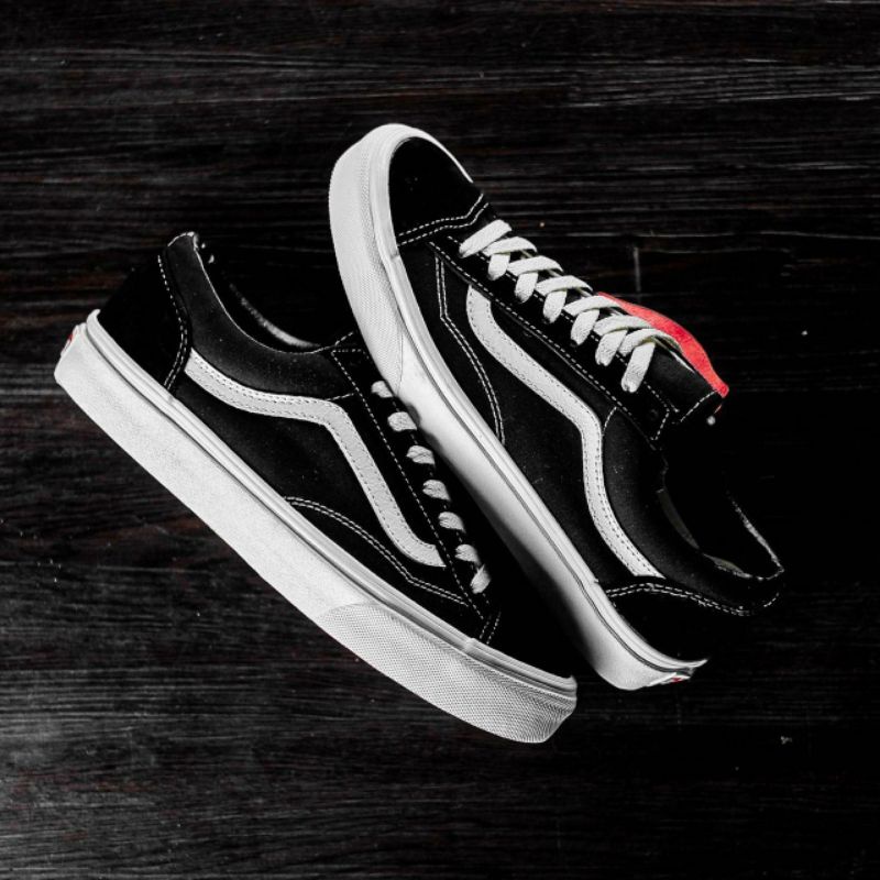 SEPATU VANS ORIGINAL / VANS STYLE 36 MARSHMALLOW BLACK WHITE