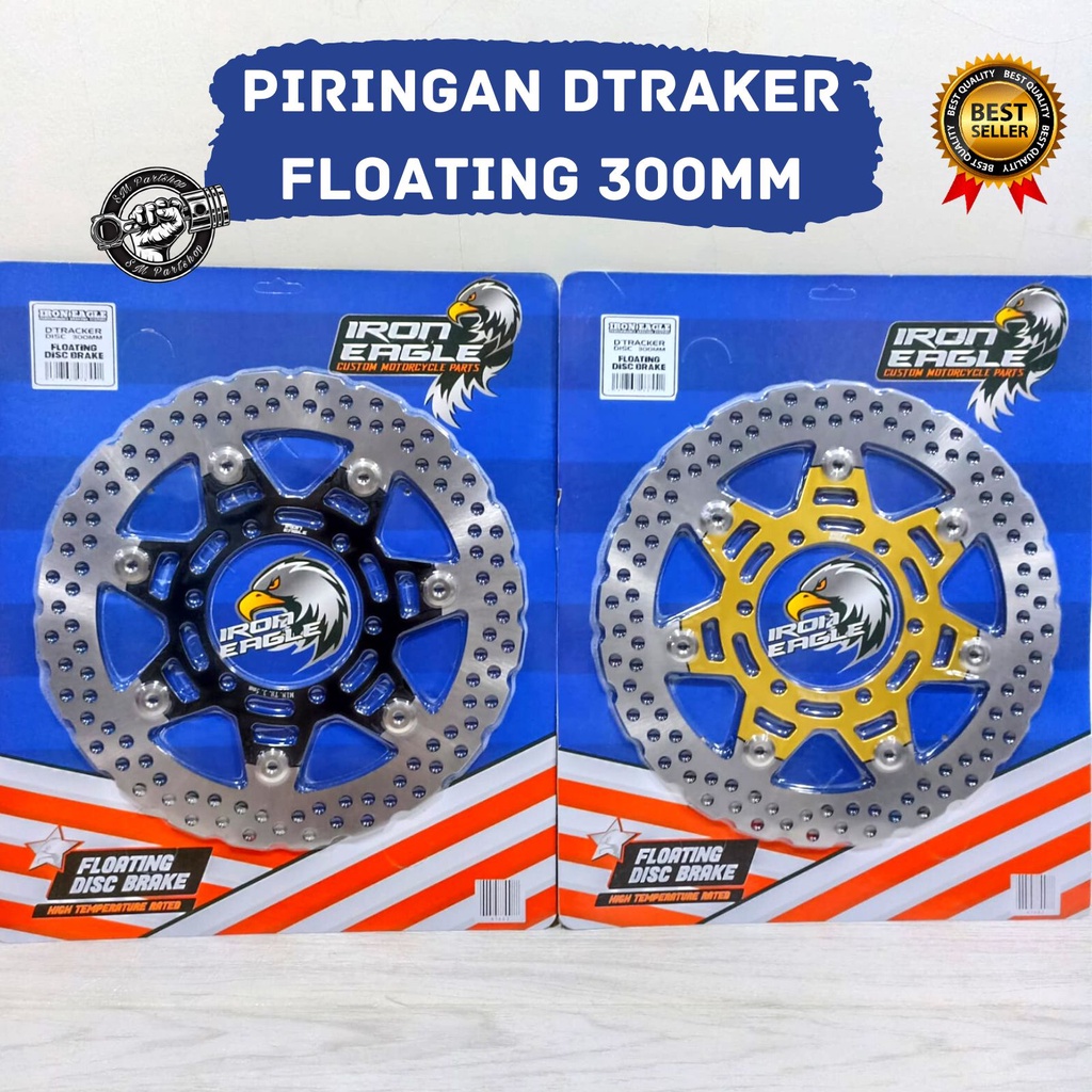 PIRINGAN KLX DTRACKER DEPAN FLOATING DISK BRAKE KLX IRON EAGLE CAKRAM  300MM