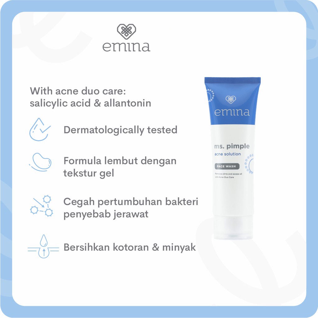 EMINA Ms.Pimple Acne Solution Face Wash 50ml