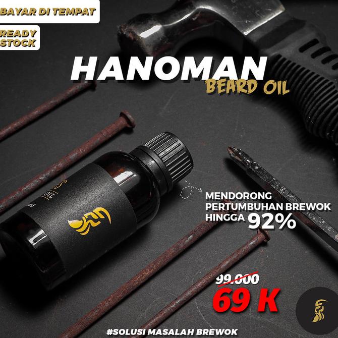 

READY COD Hanoman Beard Oil TERBATAS Kode 1004