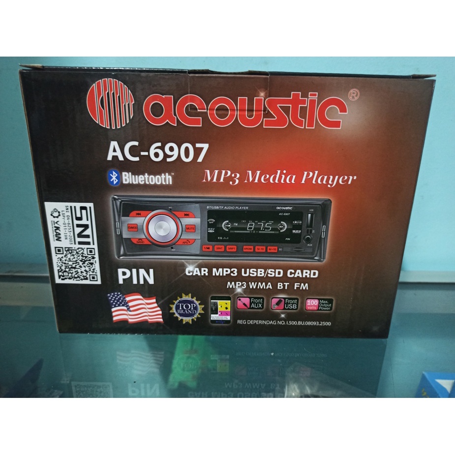 Tape Mobil HEADUNIT BLUETOOTH ACOUSTIC AC6905 mp3,usb,radio