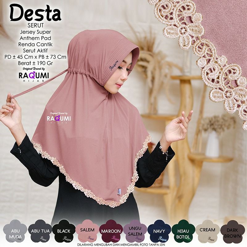 DESTA  JILBAB ORIGINAL BY RAQUMI