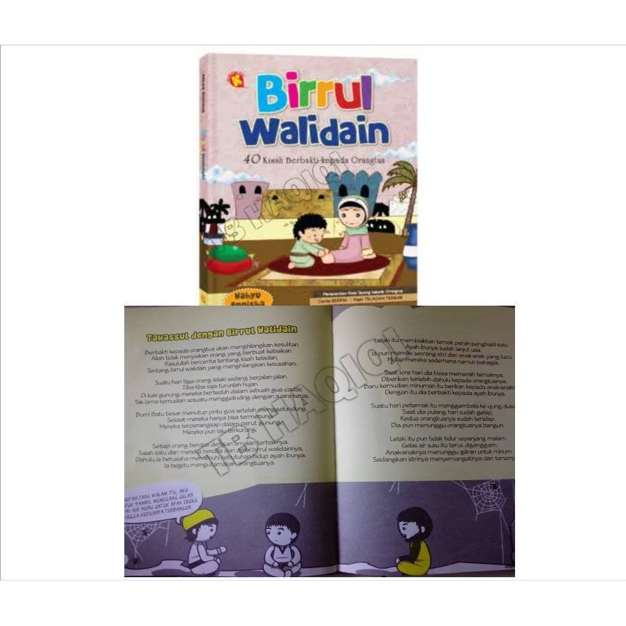 Birrul Walidain 40 Kisah Berbakti Kepada Orang Tua Hard Cover Shopee Indonesia