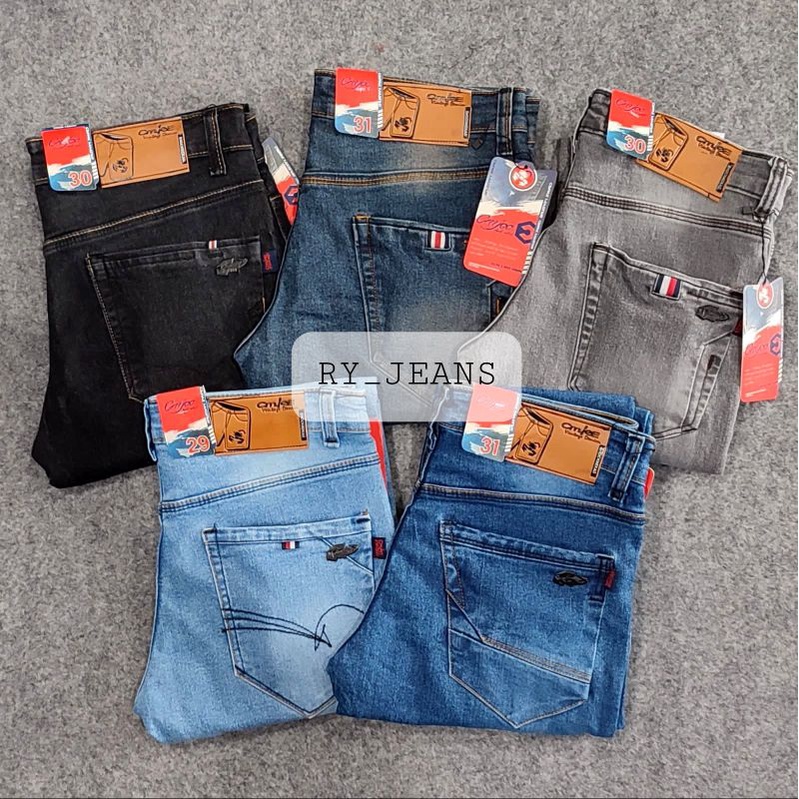 Celana jeans pria cmj celana panjang pria jeans pensil