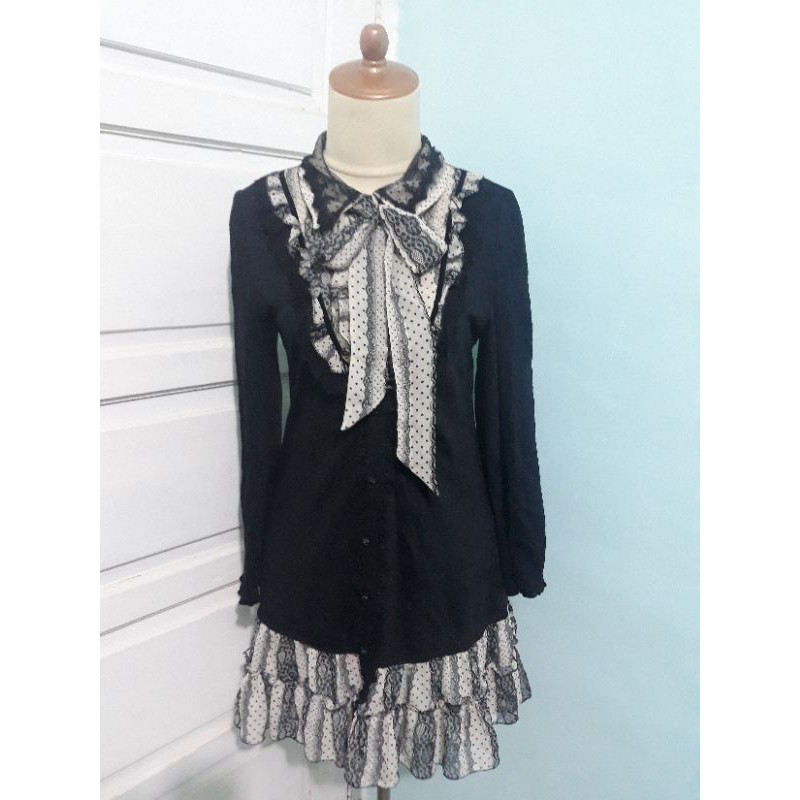 dress axes femme hitam