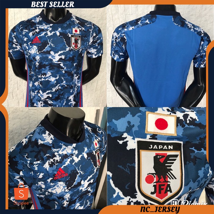 Jersey Jepang Home 2020 Grade Ori Official / Baju Bola Japan / Kaos Bola Jepang Home Import