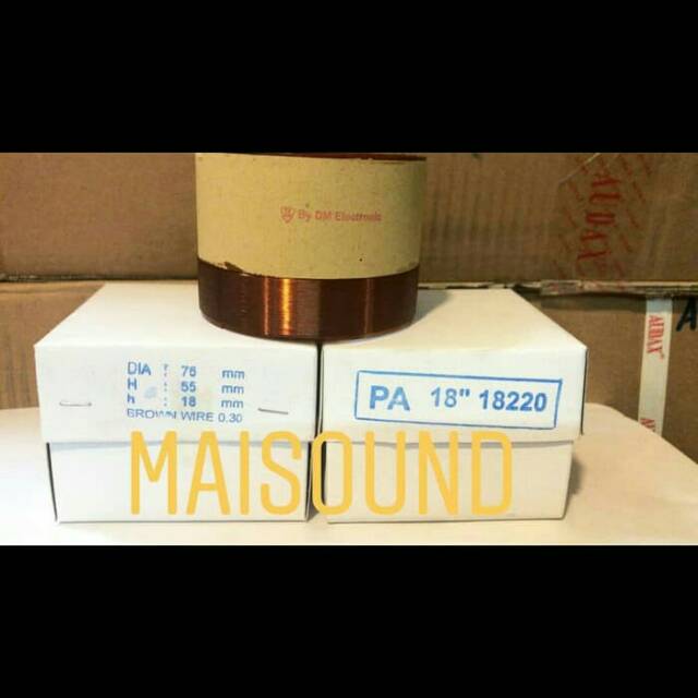 SPUL SPEAKER AUDAX 18 Inch 18220 spool