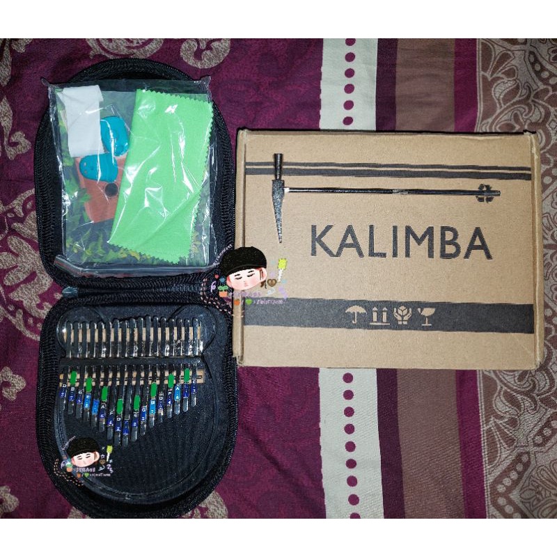 PRELOVED KALIMBA TEDDY BEAR GLASS MADE IN CHINA