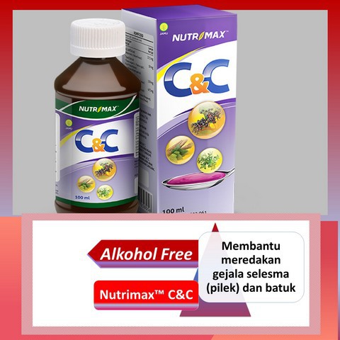 Obat Sakit Tenggorokan Gatal Batuk Nutrimax C C Syrup Obat Batuk Pilek Anak 9 Tahun Nutrimax C C Shopee Indonesia