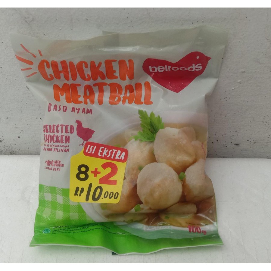 

BELFOODS CHICKEN MEATBALL BASO 100 GR