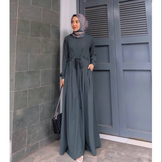 Soraya Dress (Emerald M) by Azmiza.Official