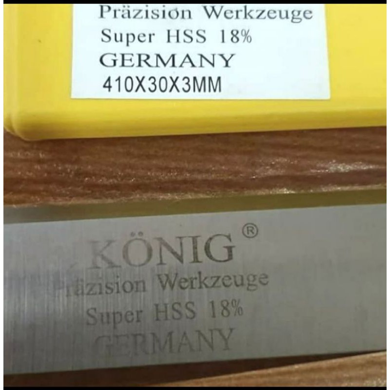 

(KC.S) pisau planner HSS 18% merk KONIG 310/30/3