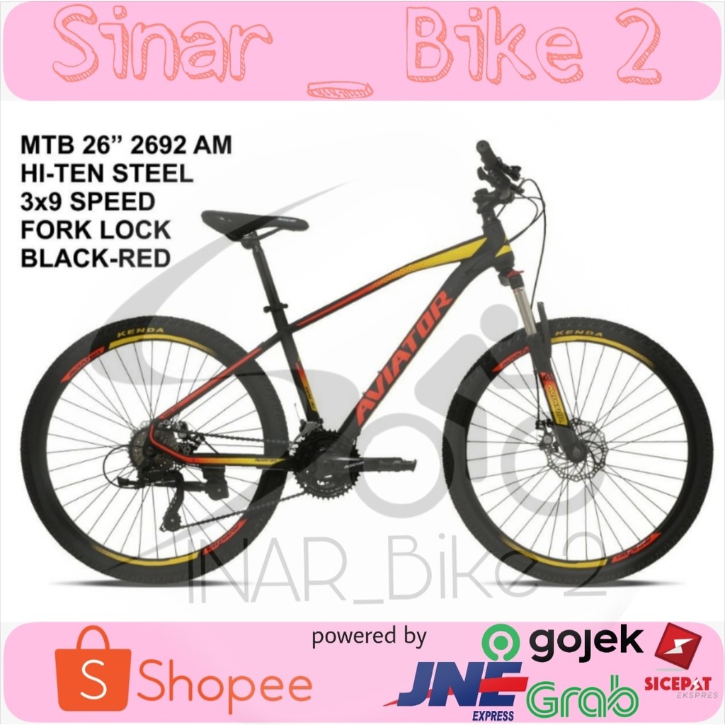 Sepeda Gunung Mtb Aviator 26Inch 2692 Am