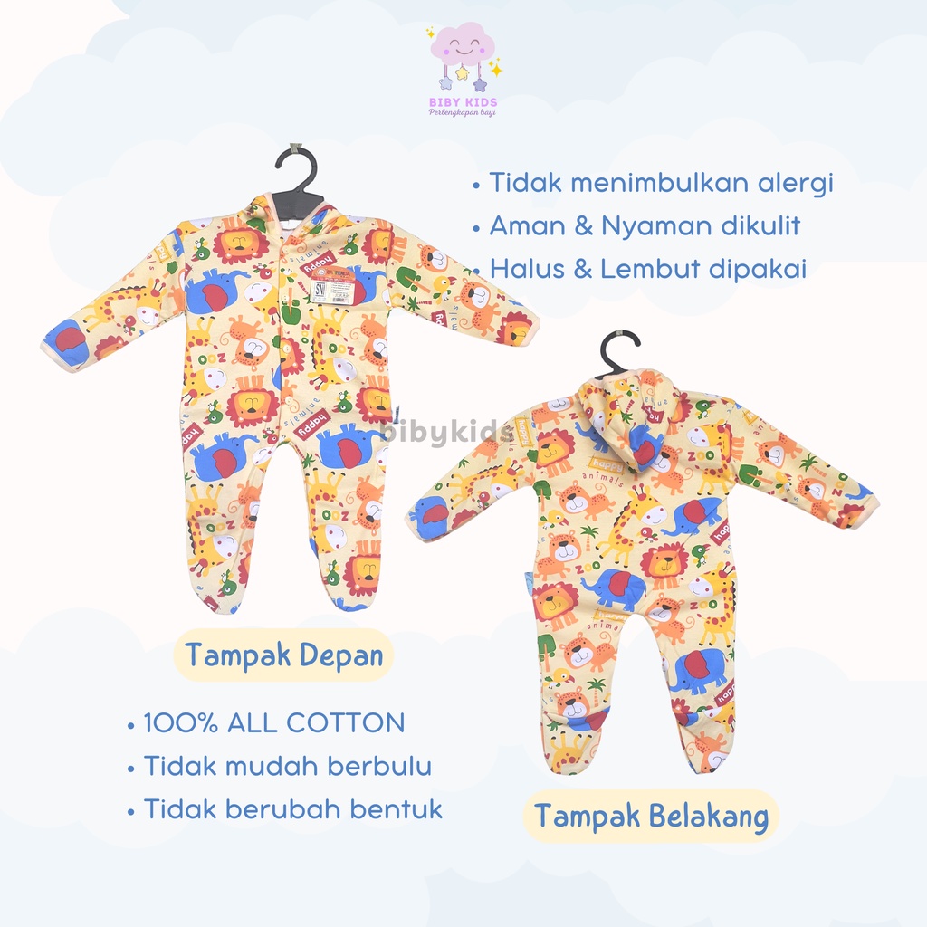 SNI Jumper Bayi Lucu Jimsuit Romper Baby Newborn Laki Perempuan Baru Lahir Baju Tidur Baby Newborn