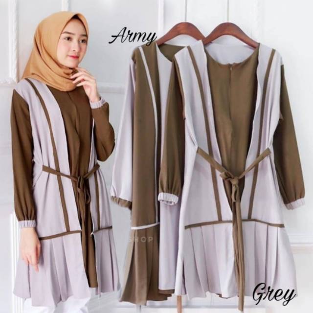 FWG - MIZZU TUNIK / TUNIK WANITA / ATASAN TUNIK WANITA / TUNIK / BAJU WANITA / TUNIK HIJAB