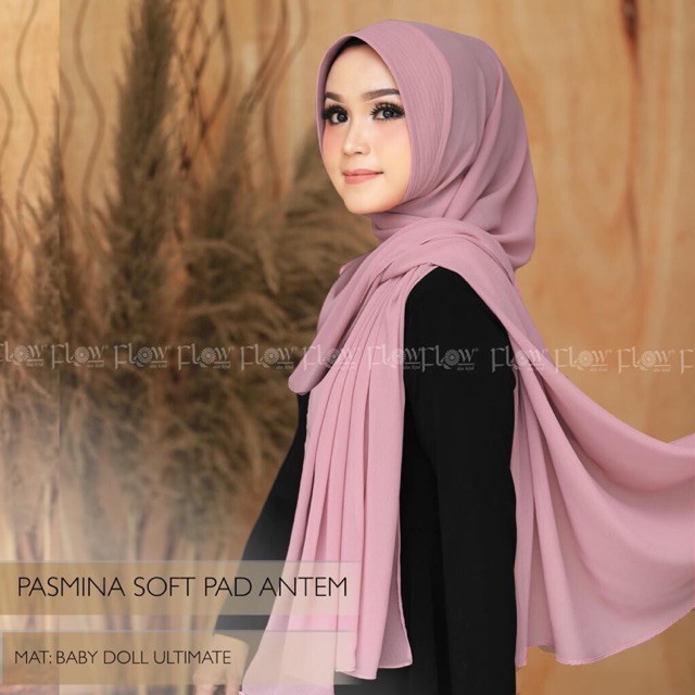 Jilbab Pashmina Soft Pad Ori Flow