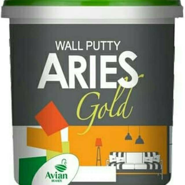 Dempul Plamir Tembok Kayu Aries Gold Wall Putty Filler 1Kg Avian Brands